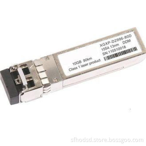 DWDM Fiber Optic Transceiver Module , 10G Ethernet Single M